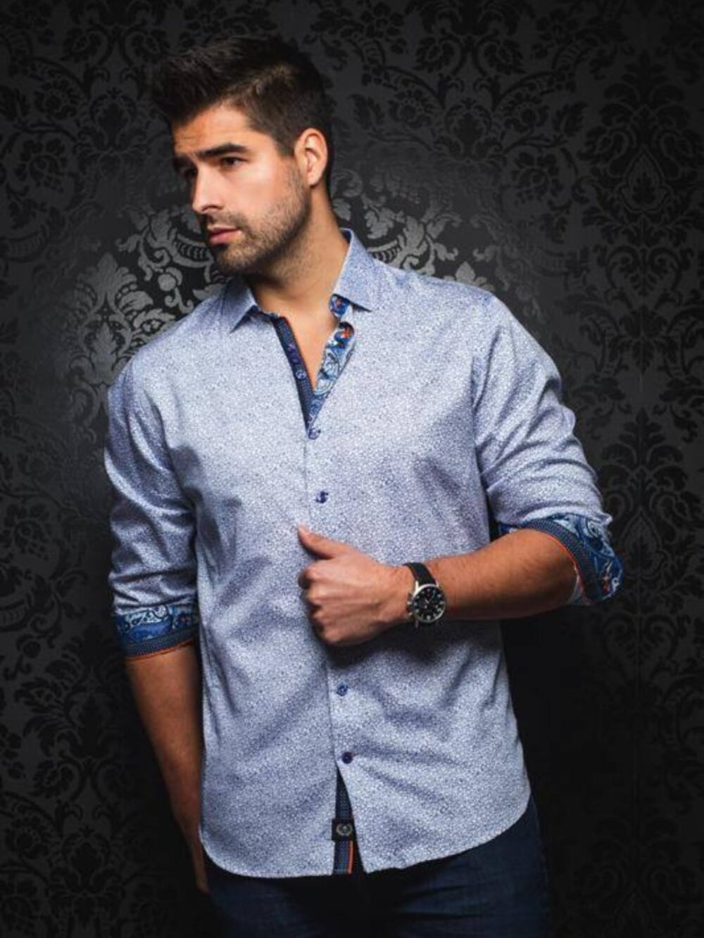 Au Noir - SANDRO Light Blue